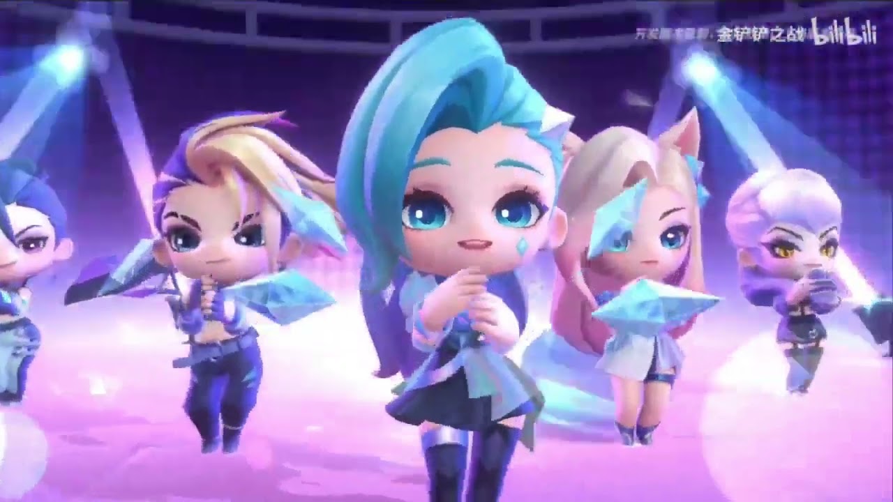 Chibi Seraphine and K/DA ALL OUT Seraphine - Tft