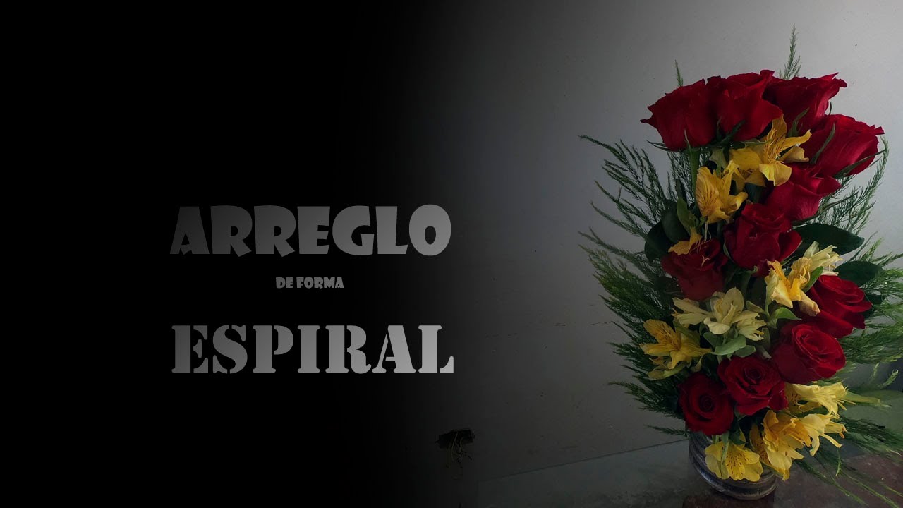 Arreglo Floral de Forma Espiral con Rosas - Full Arreglos
