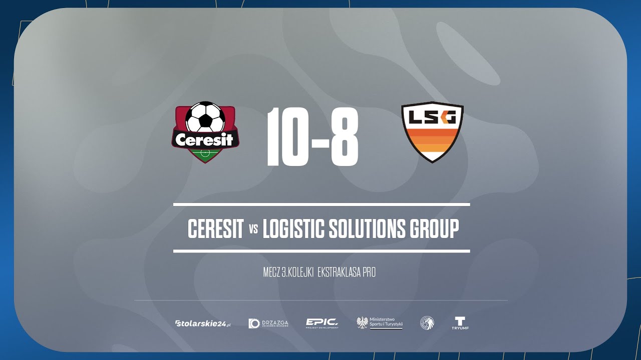 Skrót | CERESIT - LOGISTIC SOLUTIONS GROUP 10:8 | PRO LIGA, Sezon Zima 2026 - 21.01.2026