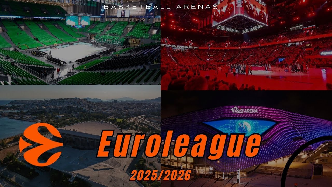 Euroleague Arenas for the 2025/26 Season