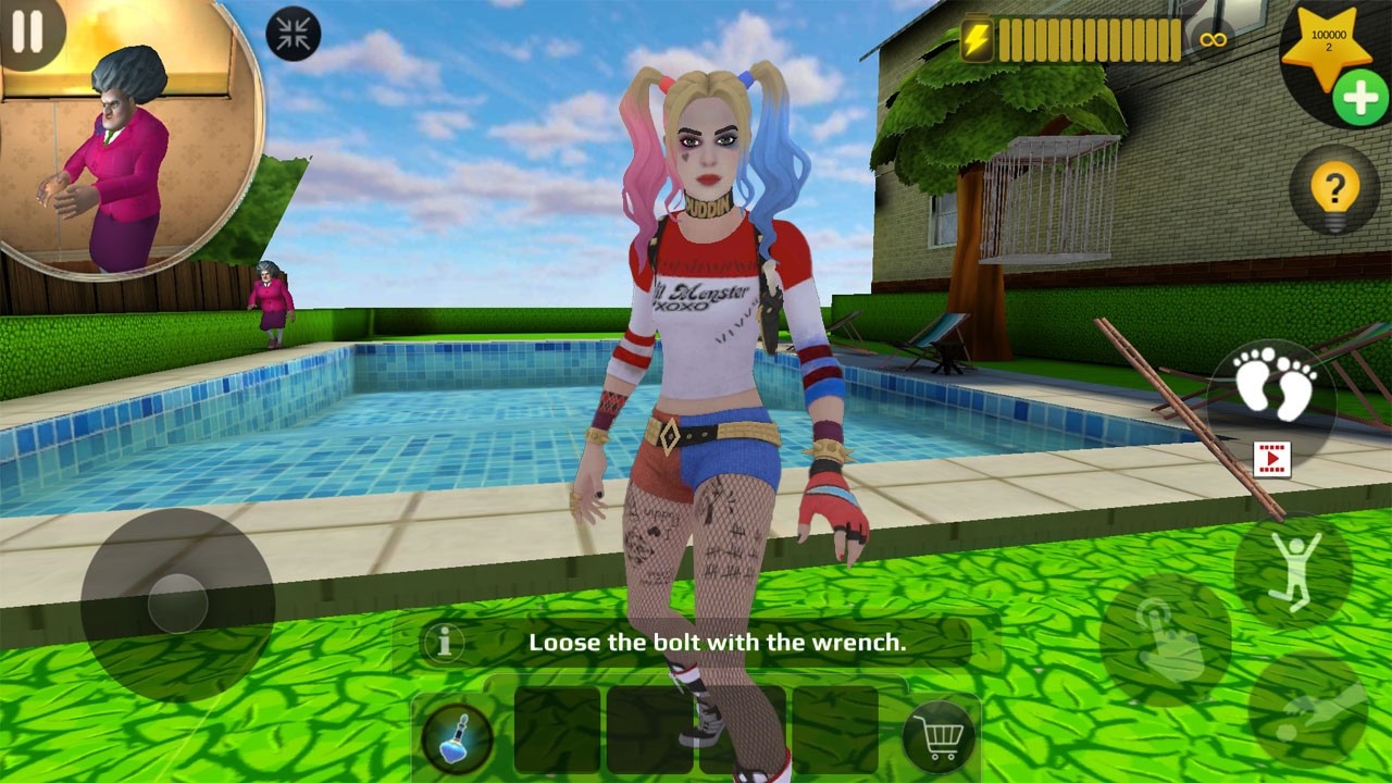 Scary Teacher 3D -miss t harley quinn enter in new update new levels