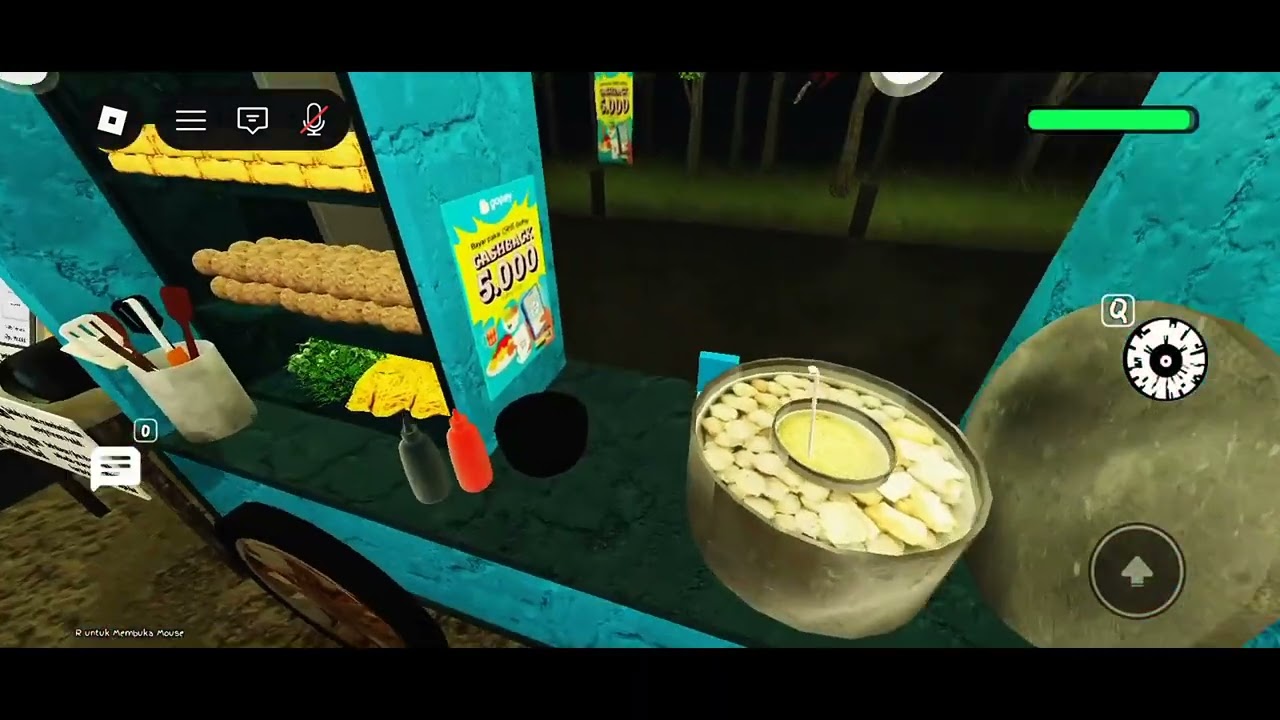 ROBLOX | Bakso Malang Anomalies part3-kapok ke tempat stock sama beli makanan #robloxmobile #roblox 