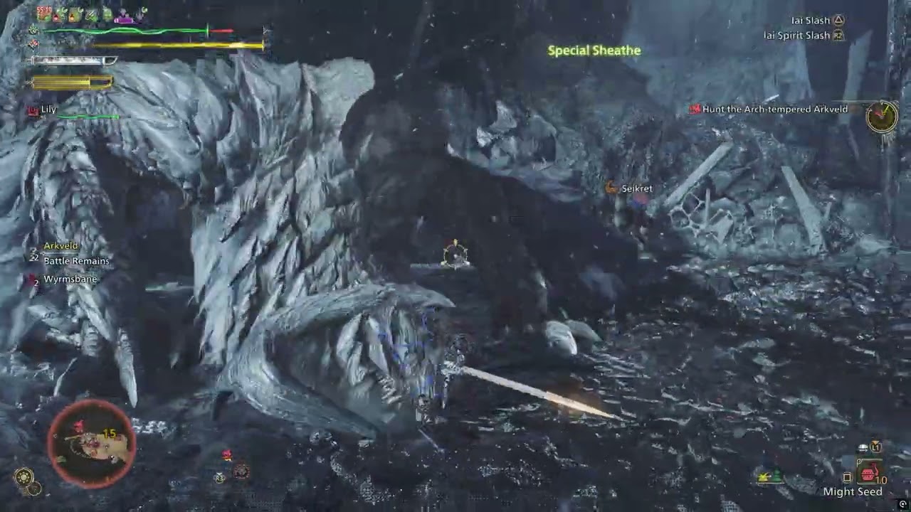 Monstrer Hunter Wilds Arch Tempered Arkveld - Long Sword 4K
