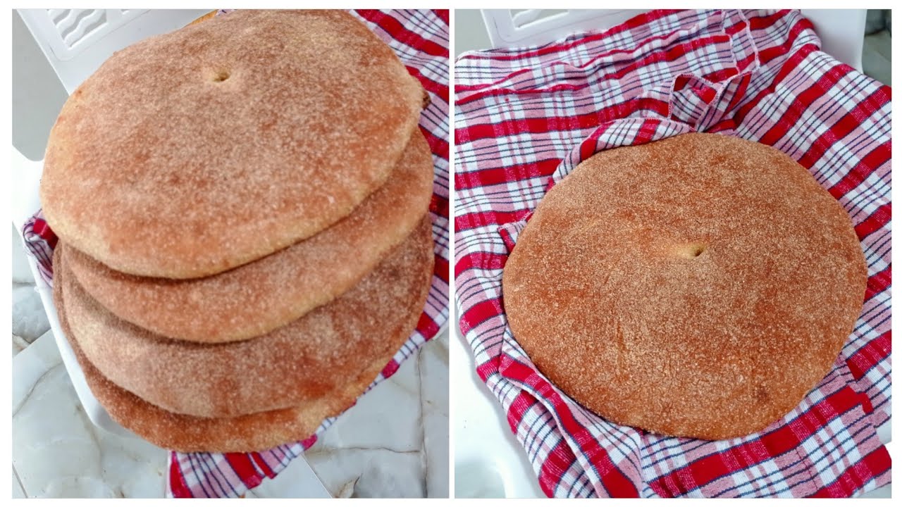 خبز الدار بدقيق الكامل رطب وحمر طايب فران الضو itimat مع  طريقة طياب والعجين باش اجيكم خفييف