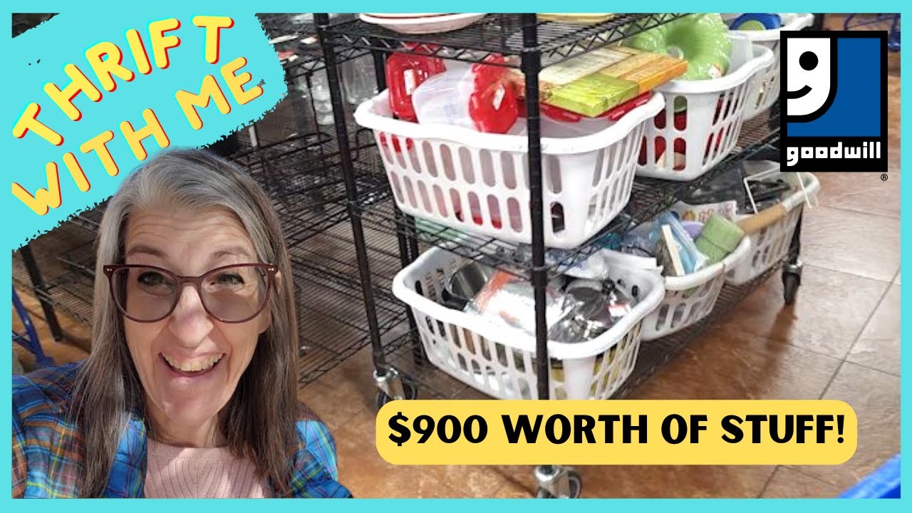 $900 Worth of Stuff From This Goodwill Thrifting Trip | Thrift With Me