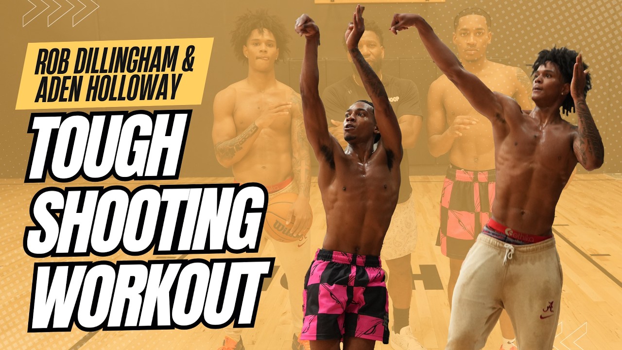 Rob Dillingham x Aden Holloway | ELITE Shot Making in TOUGH Workout
