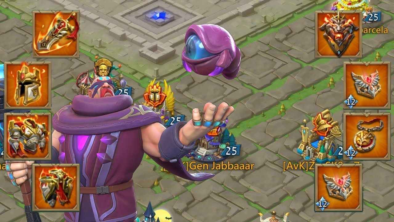 THE EMPEROR FURY vs DAMO THE TRAP! - NALAIN ABBAS RETURNS TO CAP TITANS - Lords Mobile