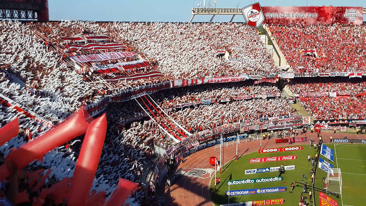 RECIBIMIENTO en 4K - River Plate vs Boca Jrs / Torneo 2016