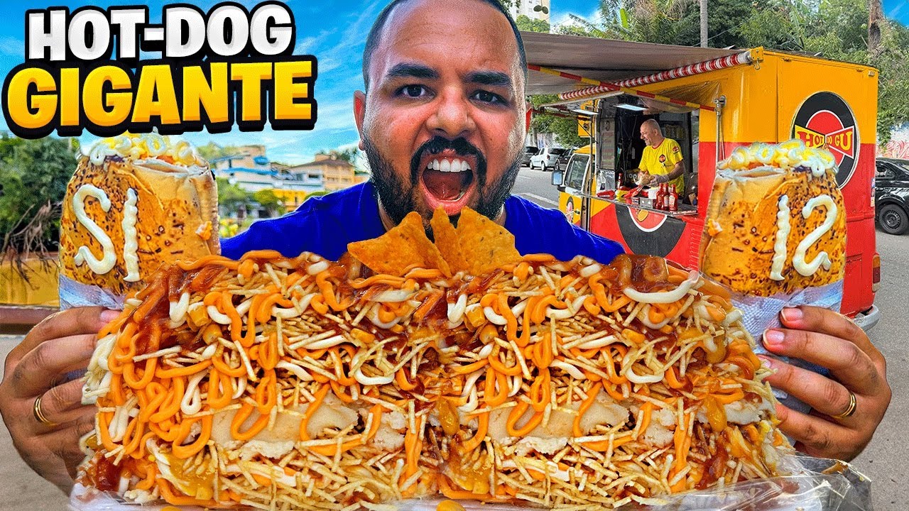 O MAIOR HOT-DOG DE GUARULHOS isso aqui é um absurdo