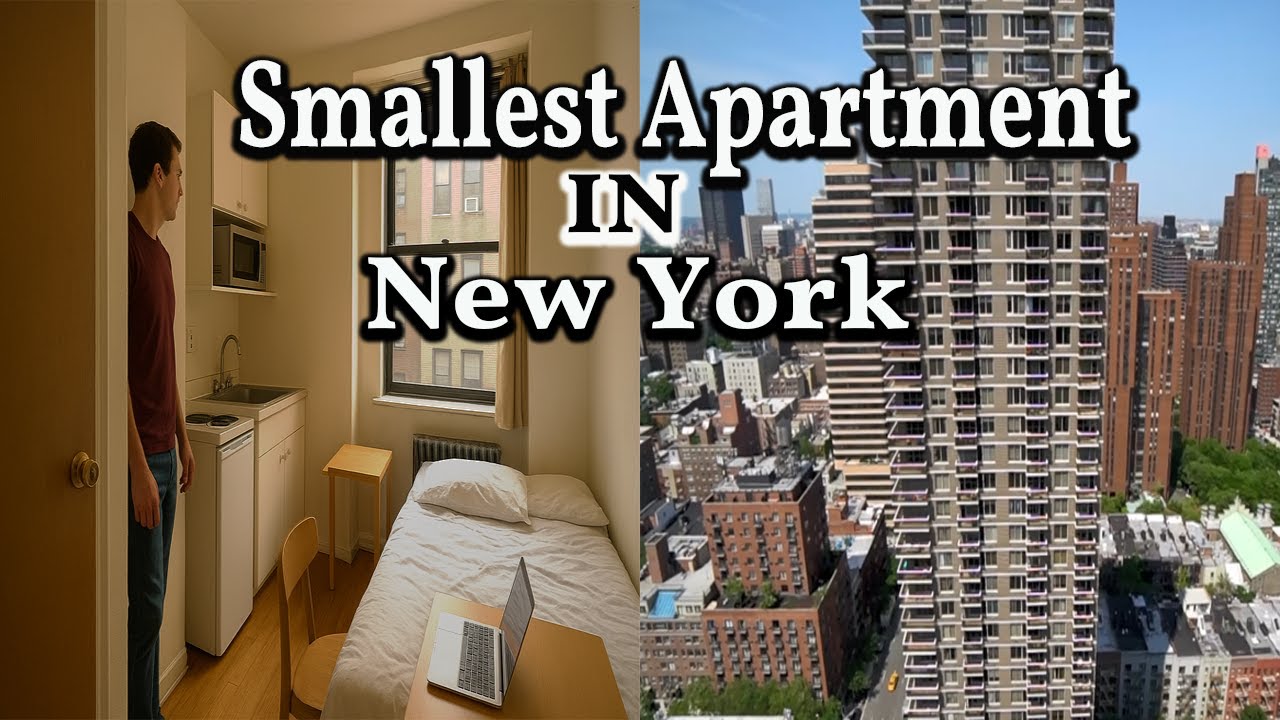 Внутри самой маленькой квартиры в Нью-Йорке | Жизнь на площади 100 квадратных футов!