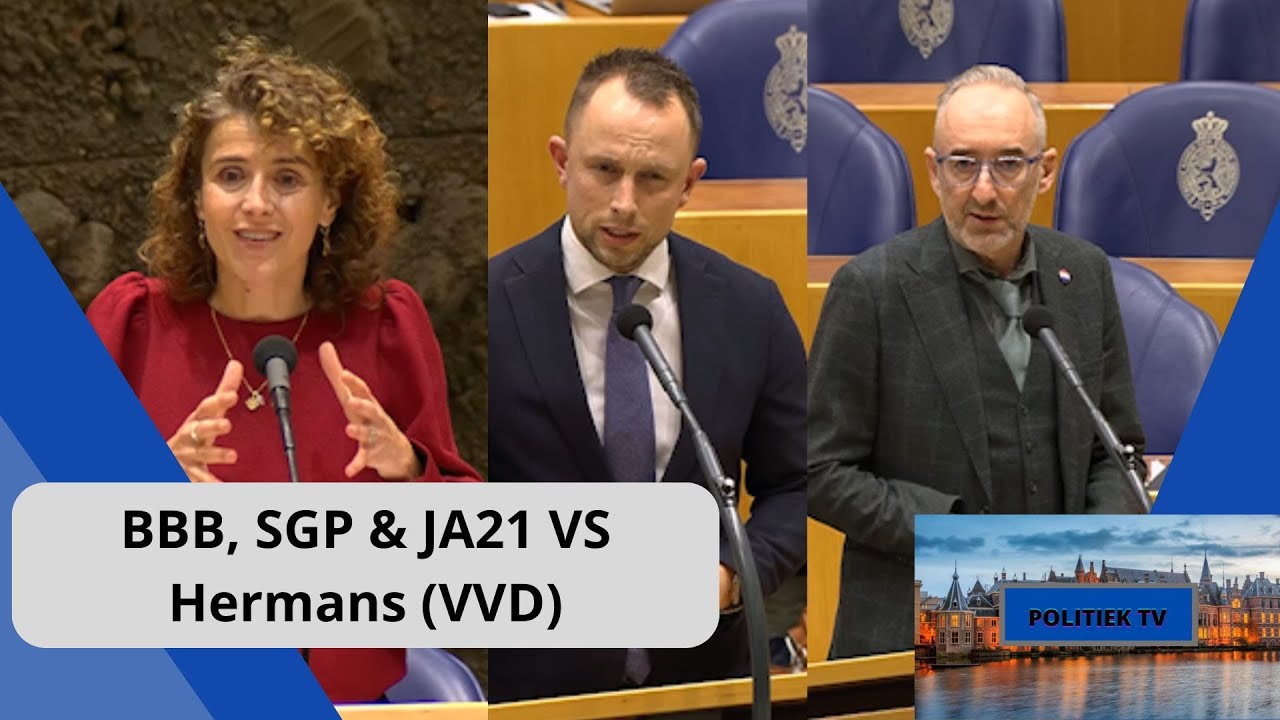 SGP, BBB & JA21 VS Hermans (VVD): "Zonne en Wind energie is VEEL te duur, KERNENERGIE is VEEL beter"