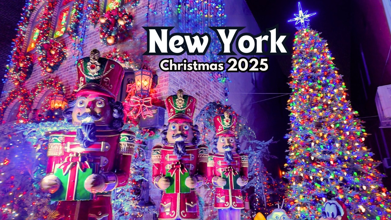 Dyker Heights Christmas Lights 2025 in Brooklyn New York City ✨ NYC Christmas 2025 ✨
