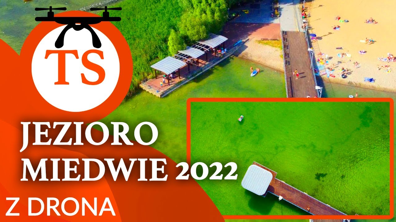 Jezioro Miedwie z drona - Blisko Szczecina i Stargardu 2022 - 4K