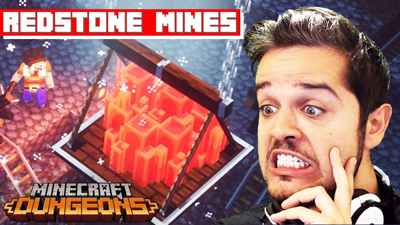NEW Redstone Mines Level! Minecraft Dungeons Multiplayer #1