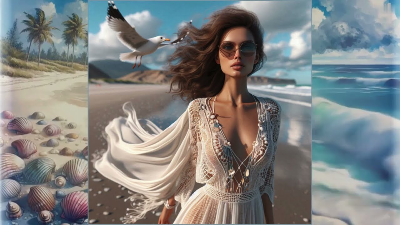 Beach vacation fashion 2024|Bing create images|ai photo editing,🎵|Hotham - Coconut Grove| freemusic