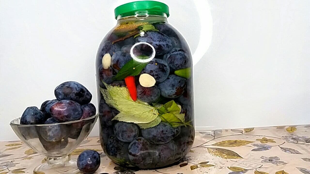 Самая Вкусная! Слива Квашеная/Солёная - Королева Стола! РЕЦЕПТ на Зиму.