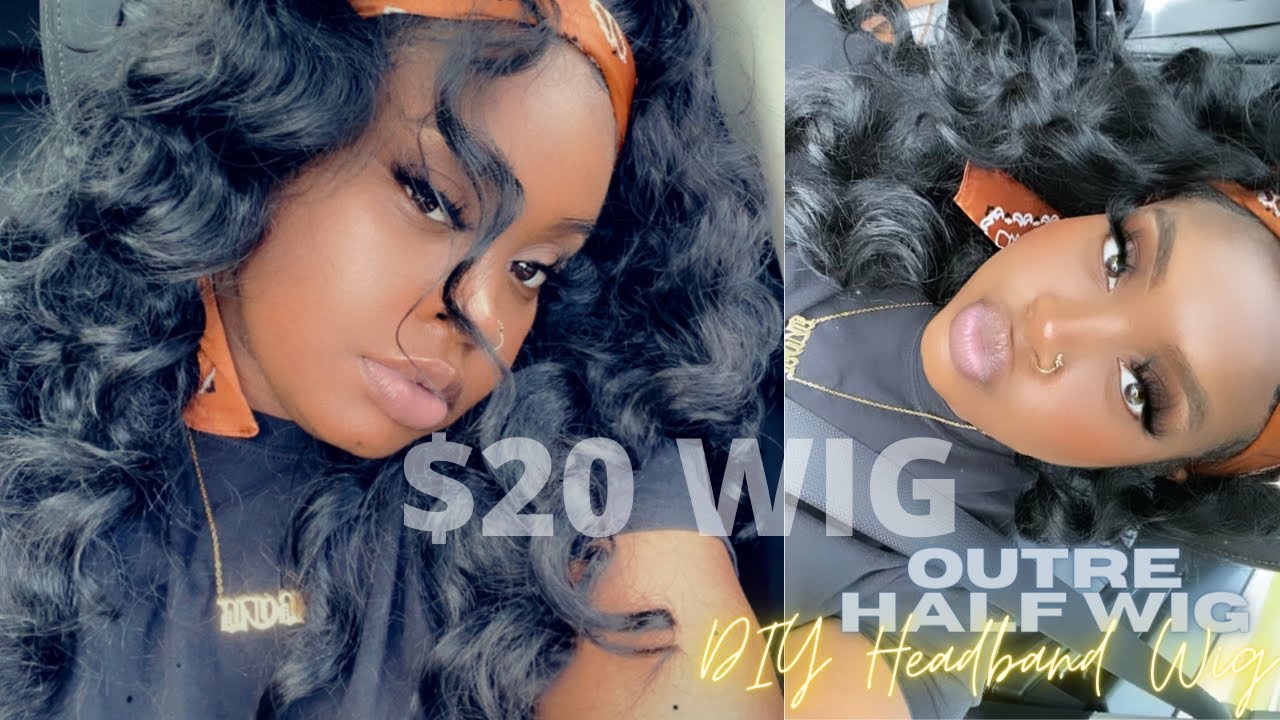 ONLY $20 😭🔥 | DIY &ldquo;HEADBAND&rdquo; WIG| OUTRE HALF WIG ASHANI | MAKE YOUR OWN SYNTHETIC HEADBAND WIG