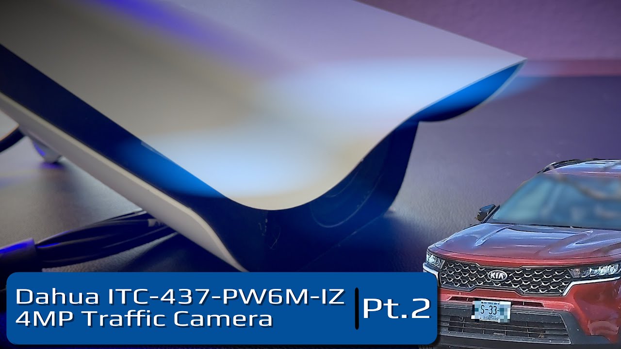 Dahua DH ITC-437-PW6M-IZ-GN - 4MP ALPR/ANPR Traffic Camera - Review Pt2 - Night Test + Tutorial