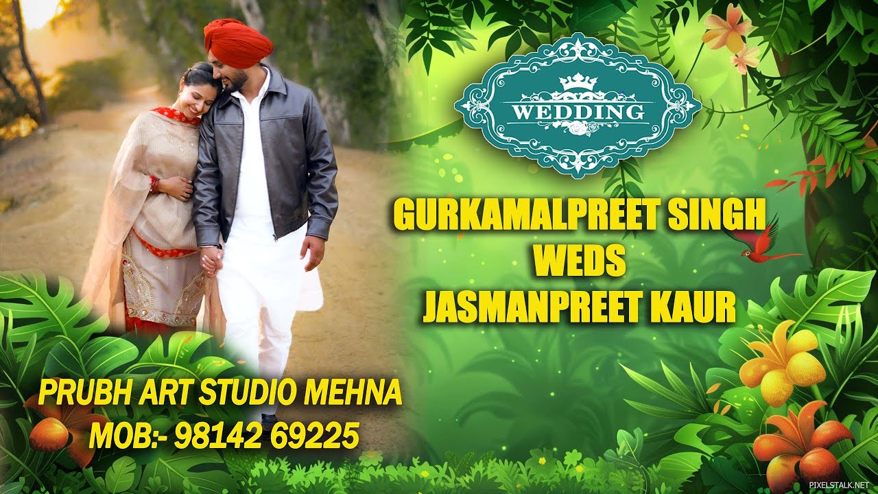 LIVE - HAPPY WEDDING || GURKAMALPREET SINGH - WEDS - JASMANPREET KAUR || 5-12-2025..