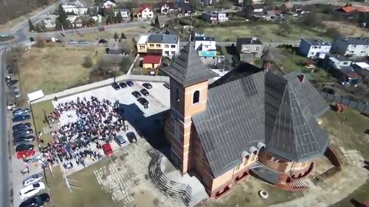 Święconka 2015 Parafia Bolechowo. #MalyDron.pl