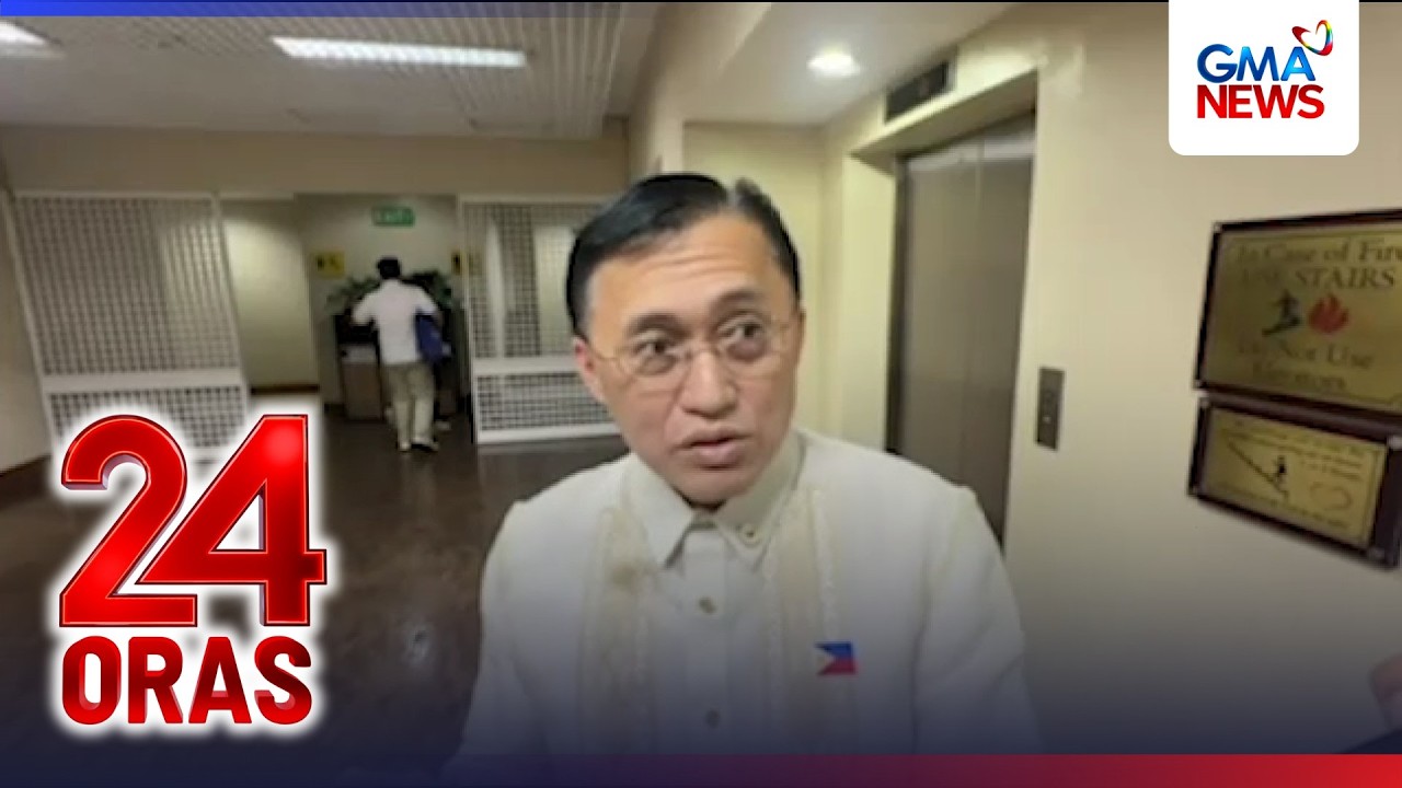 Sen. Bong Go, kinuwestiyon ang timing ng paglabas ng arrest warrant sa gitna ng... | 24 Oras