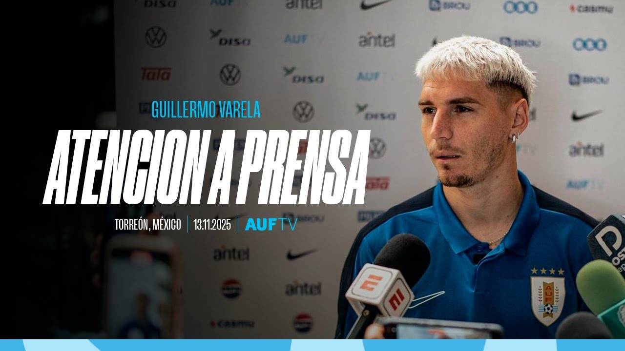 Atención a prensa | Guillermo Varela | Fecha FIFA noviembre | #AUFTV