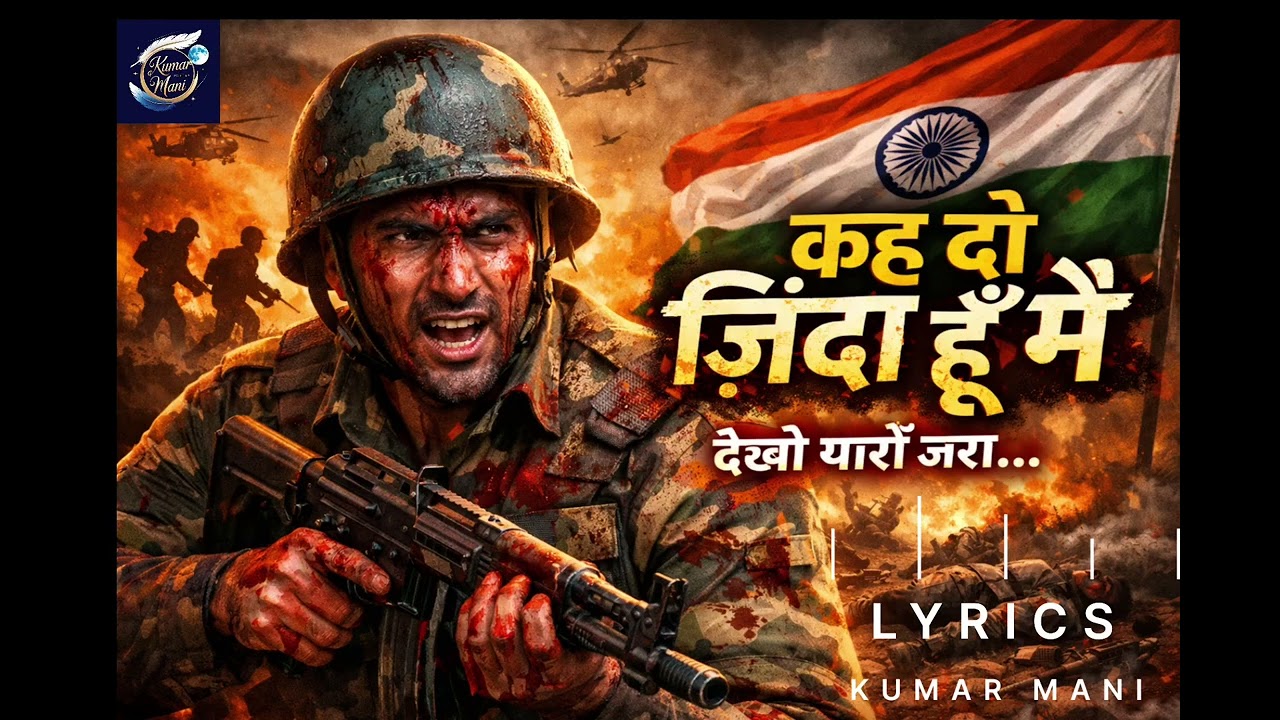 कह दो ज़िंदा हूँ मैं | A Soldier’s Last Roar | Patriotic Song | Kumar Mani| Km Poetry|