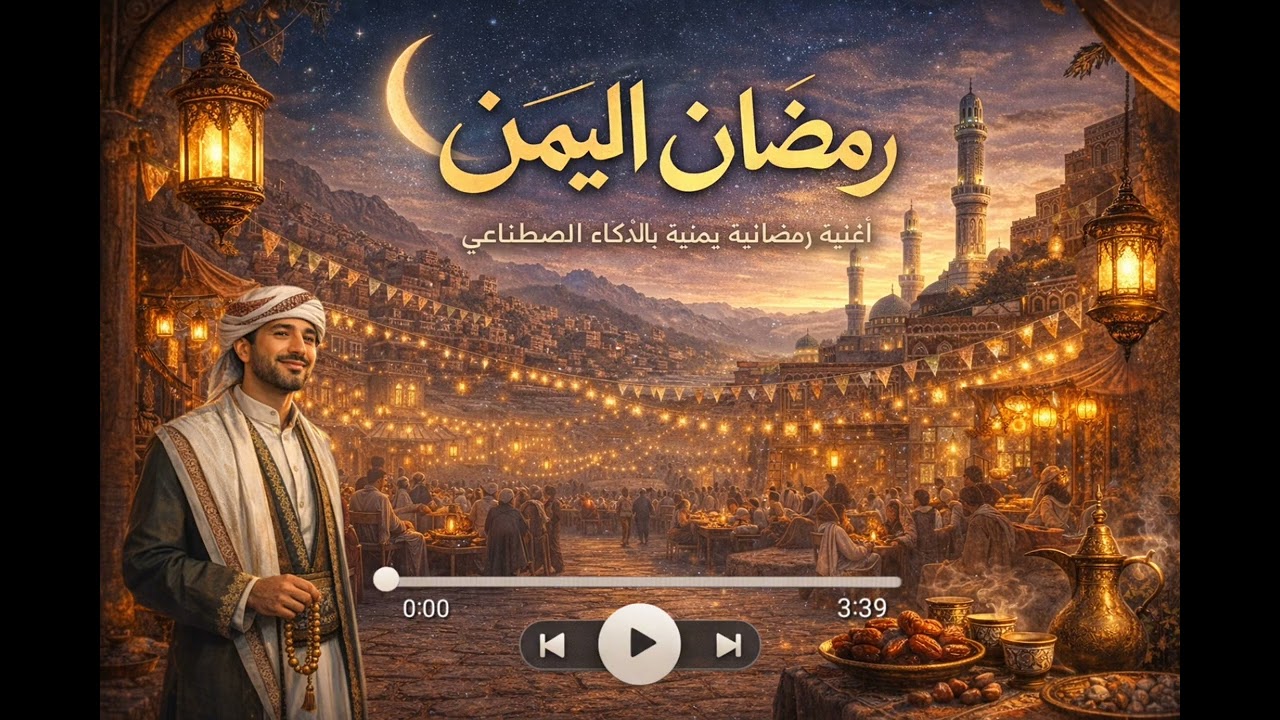 اغنية رمضان في اليمن Ramadan in Yemen 🇾🇪 بذكاء الاصطناعي جديد 
