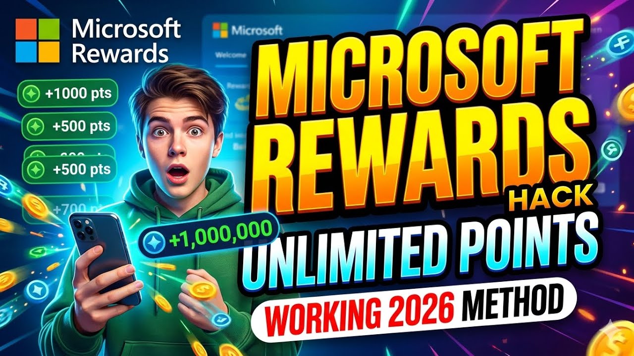 Microsoft rewards hack points 2026!! Fully working 