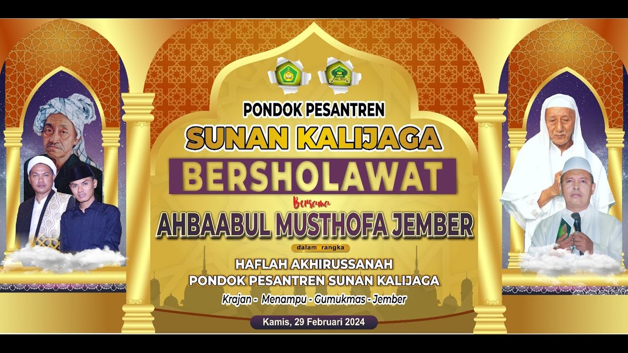 [🔴LIVE] PP SUNAN KALIJAGA BERSHOLAWAT BERSAMA AHBAABUL MUSTHOFA - KRAJAN MENAMPU