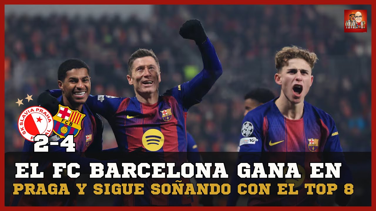 EL BARCELONA GANA EN PRAGA GRACIAS A UN PARTIDAZO DE FERMÍN Y SUEÑA CON EL TOP 8 DE LA CHAMPIONS