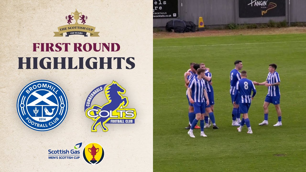Broomhill 3-1 Cumbernauld Colts | Scottish Gas Scottish Cup First Round Highlights