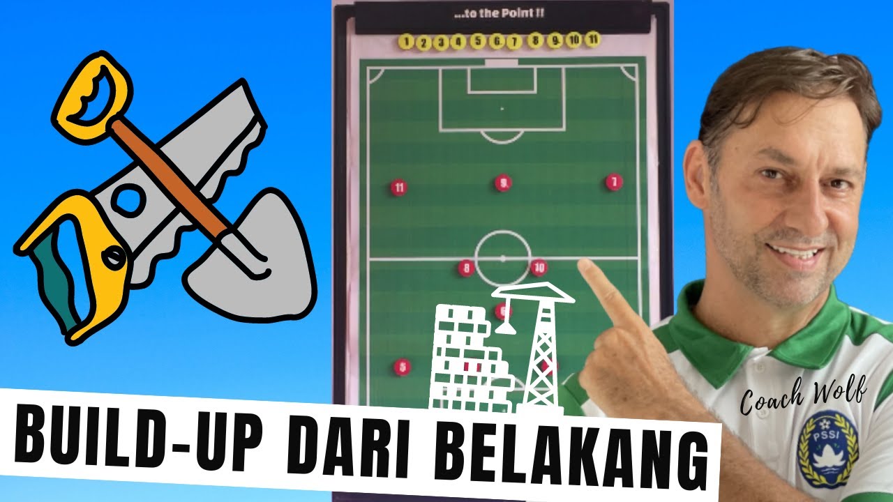 #59 - Cara main Build Up dari belakang di Sepakbola ! 🏘️⚽️⚒️
