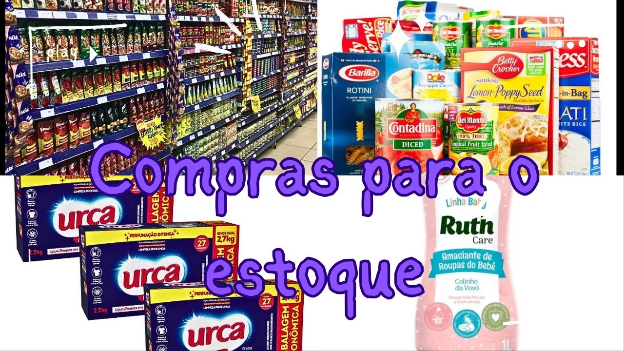 Minha primeira compra para o estoque de alimentos| achei várias promoções |comprei na shopee também