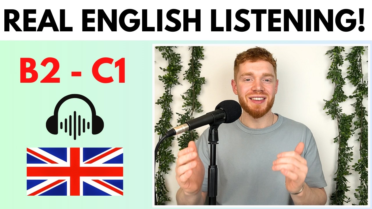 English Listening Practice - REAL Native Conversation! (B2 - C1)