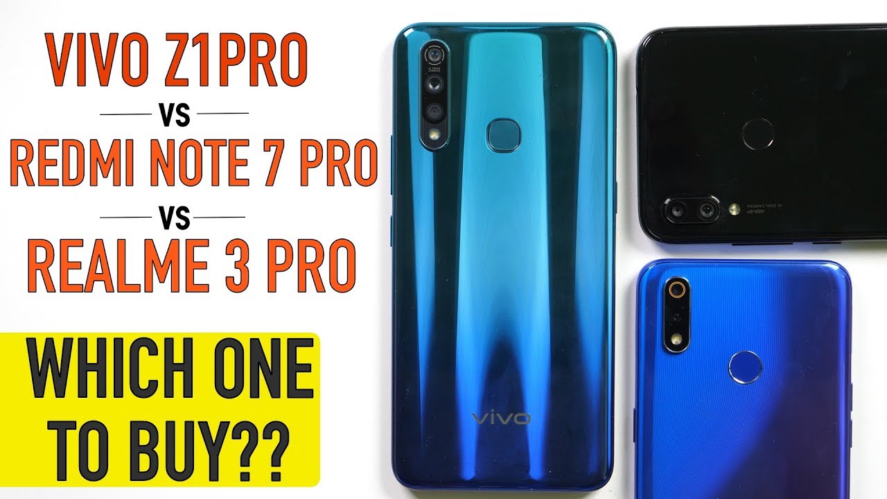 Vivo Z1Pro Full Comparison: Camera Test | PUBG | Battery | Vs Realme 3 Pro, Redmi Note 7 Pro