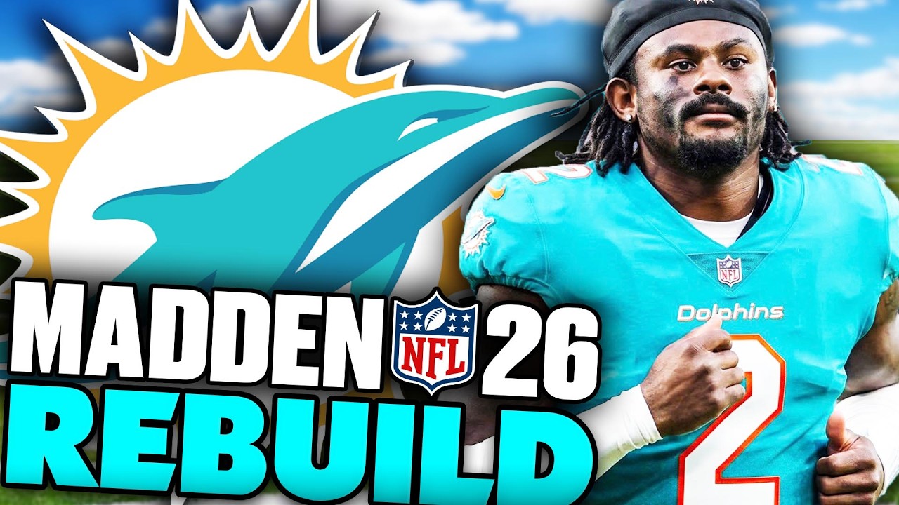 Rebuilding The Miami Dolphins After They Signed Malik Willis! Madden 26 Franchise