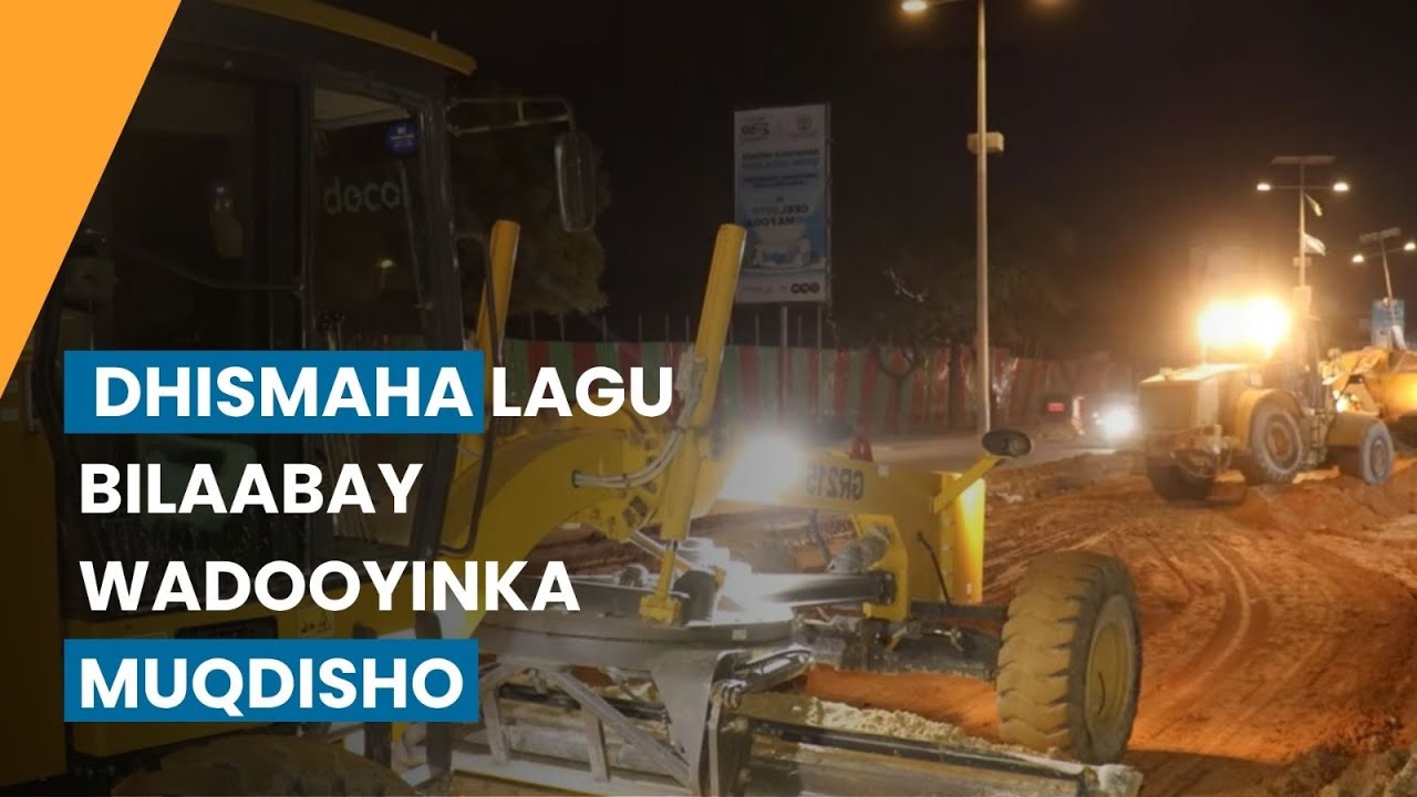 Maxaad kala socotaa qaabka uu u socdo dhismaha lagu bilaabay Wadooyinka Muqdisho?