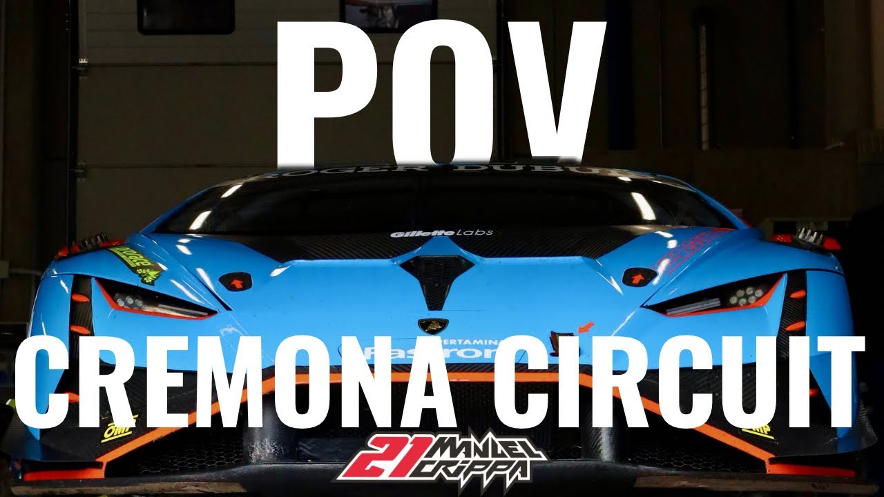 Thrilling POV Lap in a Lamborghini Huracan EVO2 at Cremona Circuit!
