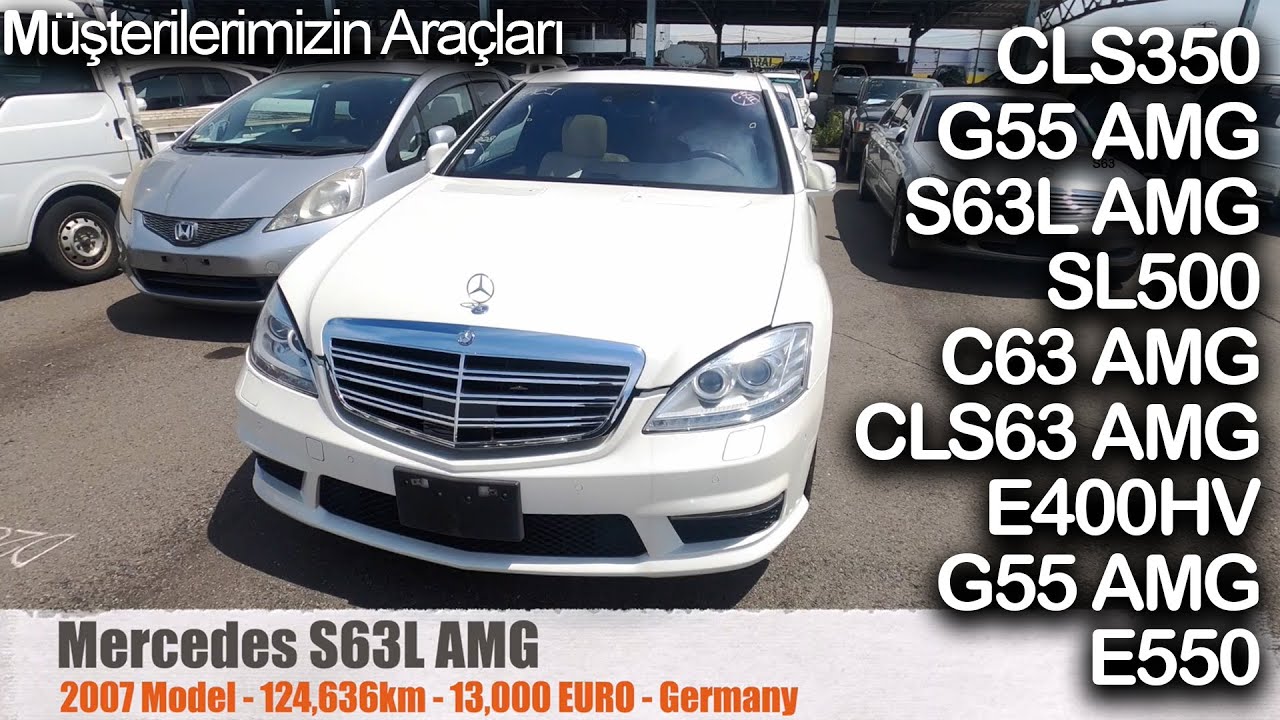 Japonya'dan Avrupa'ya; G55, S63L, C63, CLS63, E400 H, E550, SL500, CLS350 | Japonic Trade