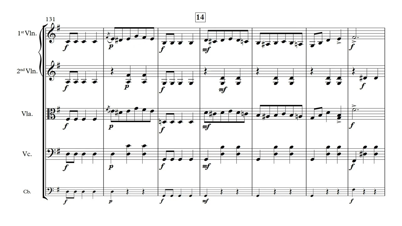 Strauss, Johann II - Die Fledermaus: Overture arr. Glynn Davies for Strings