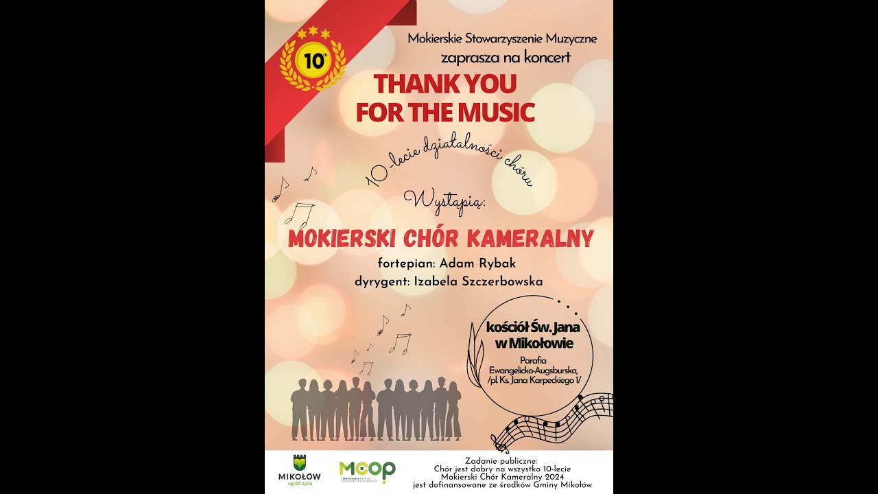 THANK YOU FOR THE MUSIC - koncert jubileuszowy