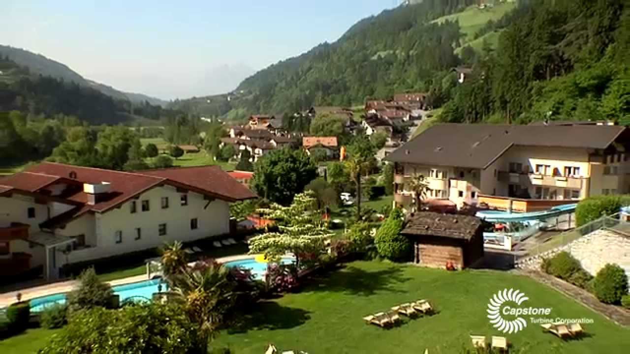 Quellenhof Hotel Resort, Italy: Low emissions electricity using Capstone C65's
