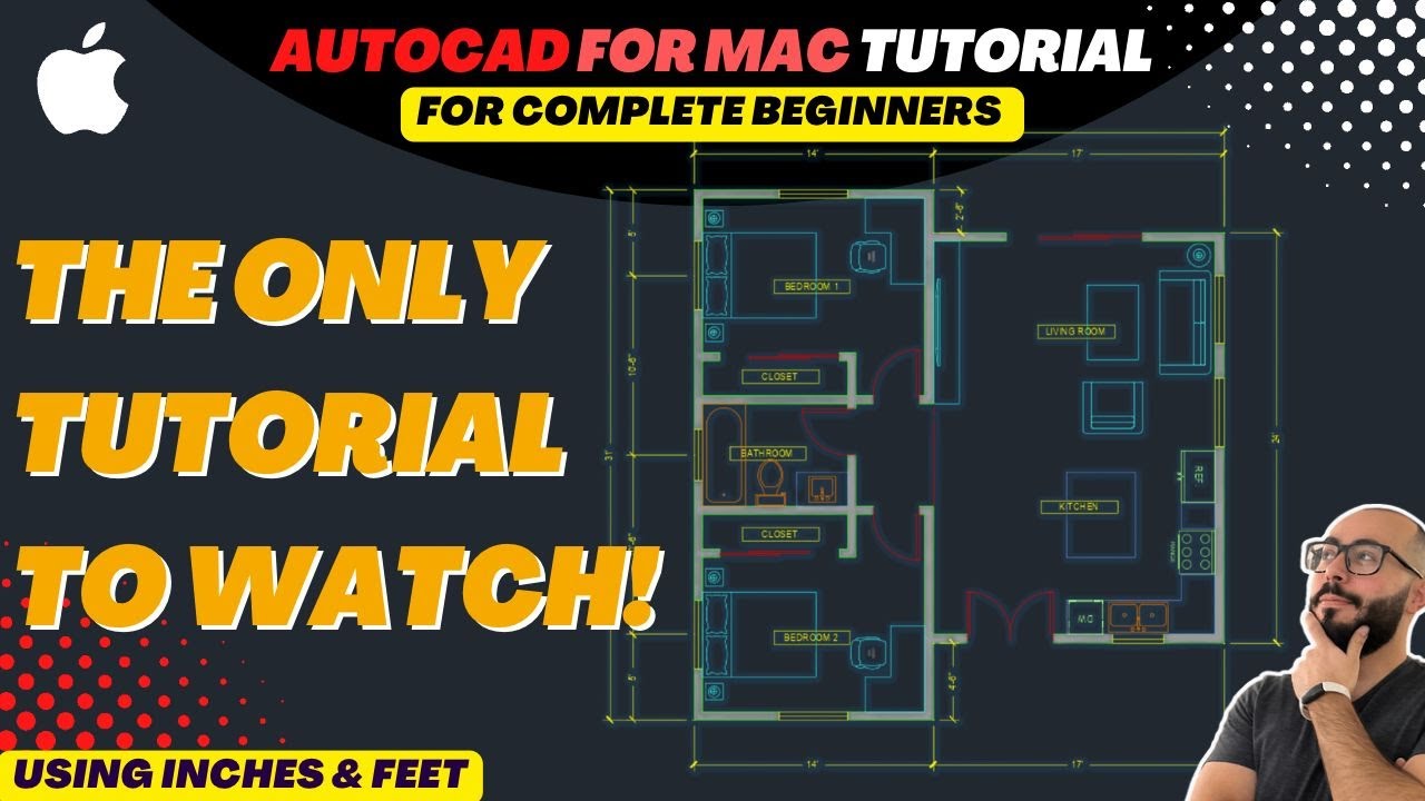 Autocad Mac - Complete Course For Beginners Using Inches & Feet - Autocad LT For Mac 2021