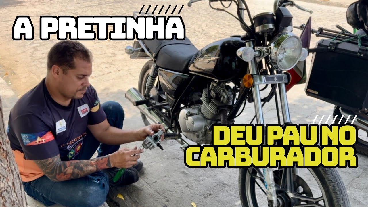 02-(Mata Grande) A moto da patroa não aguentou a mão nervosa dela 