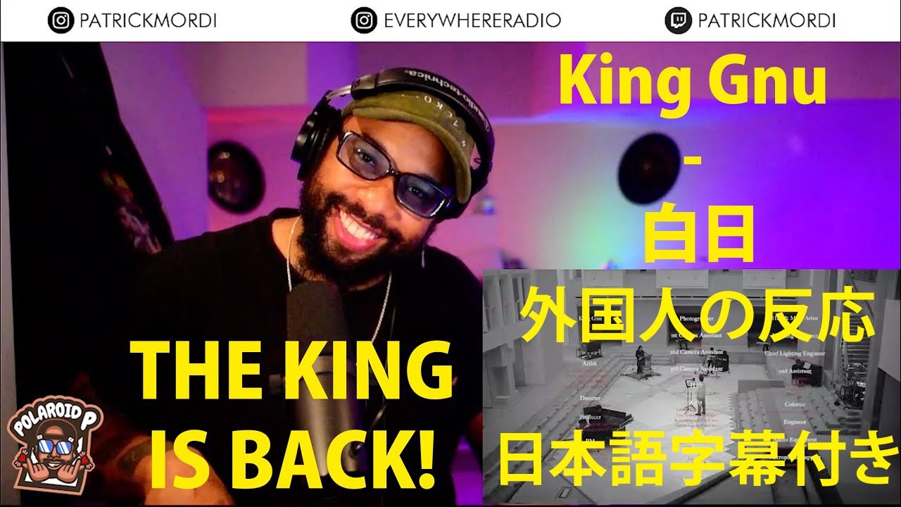 King Gnu - 白日 // 外国人の反応  日本語字幕付き / WITH SUBTITLES!
