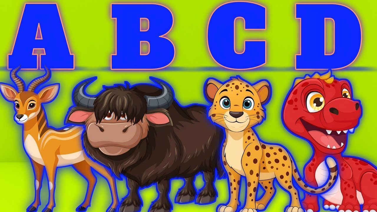  🎵 ABC Safari Animal Sounds Song | Fun Alphabet Song for Kids & Toddlers | Learn Alphabets Songs
