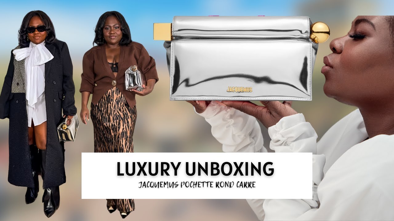 Luxury Unboxing | Jacquemus Pochette Rond Carre Bag | What Fits Inside My Bag | How To Style