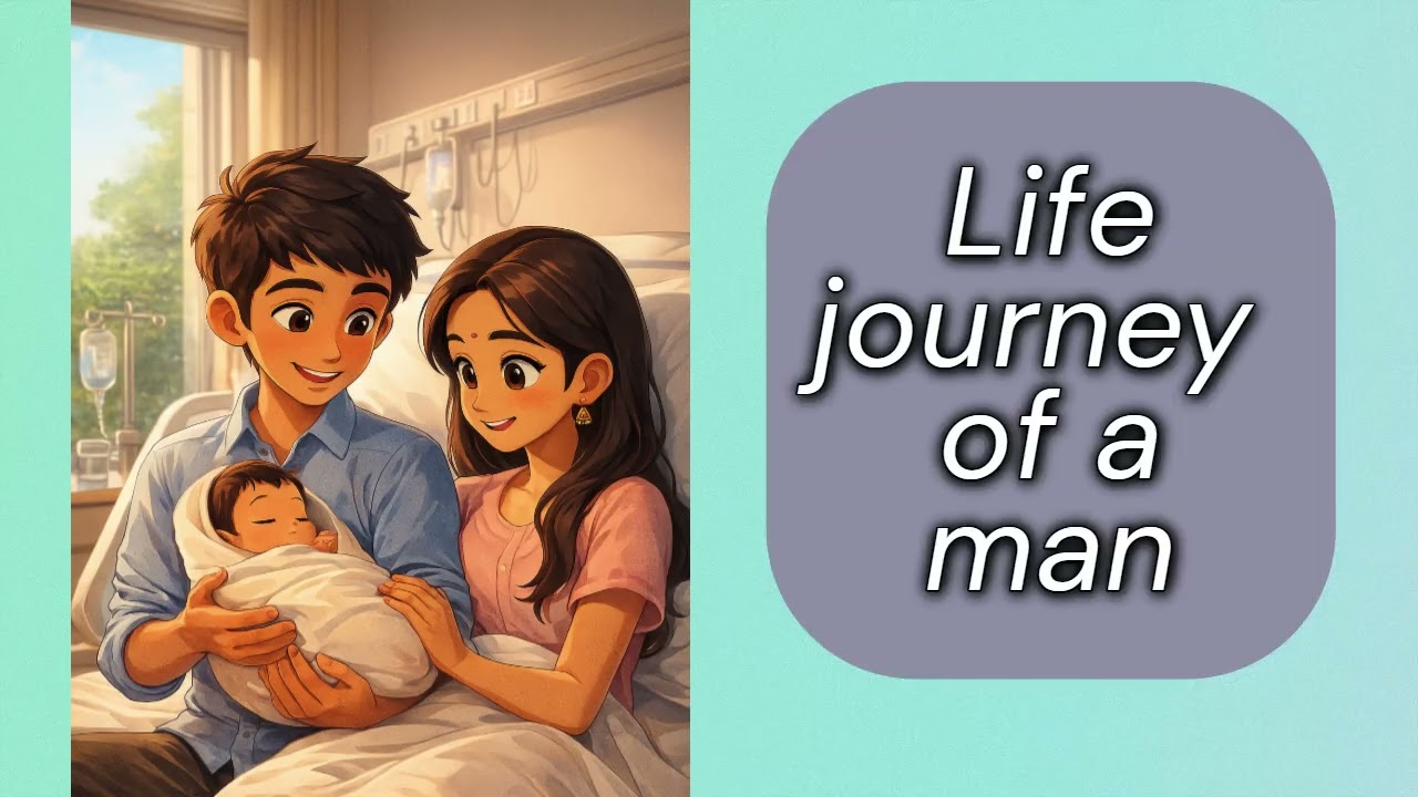 The Life Journey of a Woman & a Man | AI-Generated Animated Story (ChatGPT)