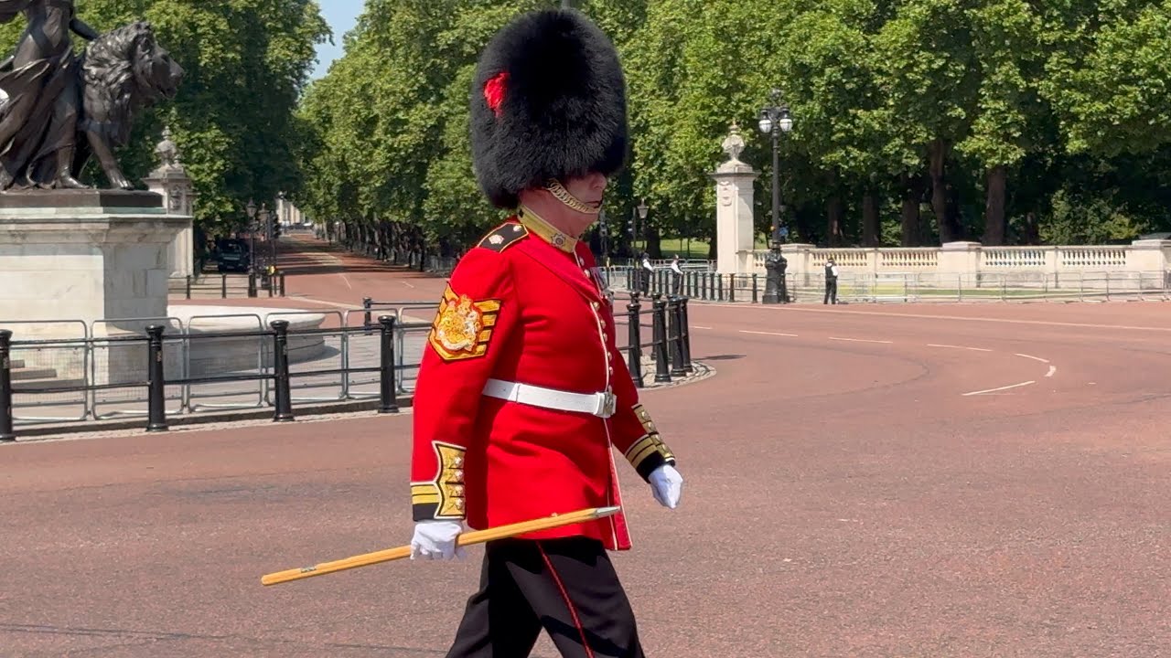 GSM Coldstream Guards Leads the Spectacular Military Band Match Pass At Buckingham Palace